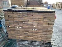 - - guyana teak hardhouten planken 21x95mm, lengte 215cm (180x) - afbeelding 3 van  3