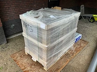 +/- 1200x rvs dakhaak dubbel verstelbaar t.b.v. zonnepanelen - afbeelding 2 van  3