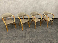 - 4x rotan terrasstoel - afbeelding 4 van  7