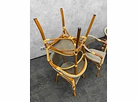 - 4x rotan terrasstoel - afbeelding 7 van  7