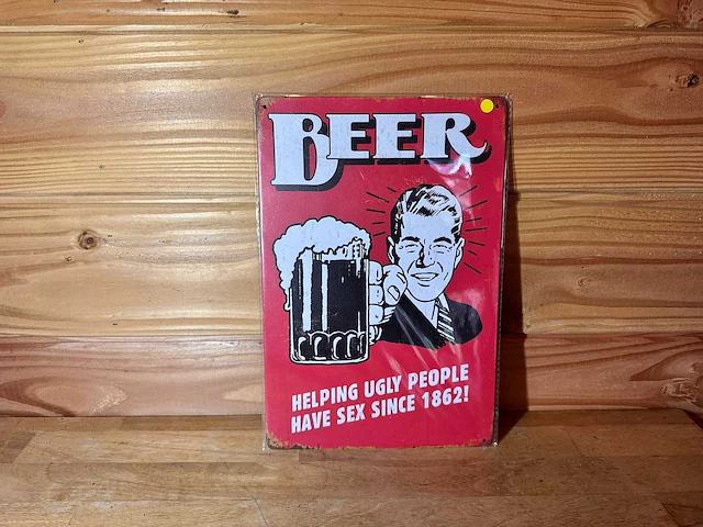 - beer - mancave decoratie - afbeelding 1 van  1