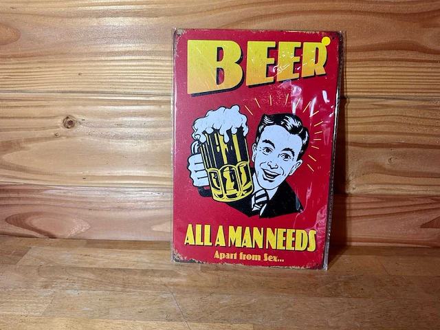 - beer - mancave decoratie - afbeelding 1 van  1