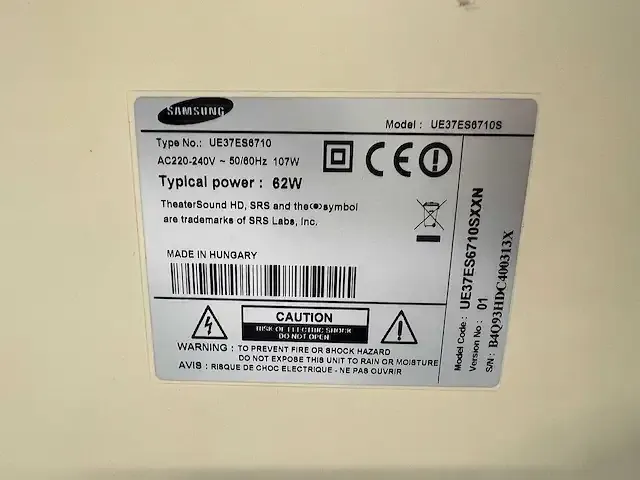 - inventum amerikaans koelkast + samsung smart tv + 2x philips home cinema luidsprekers - afbeelding 7 van  16