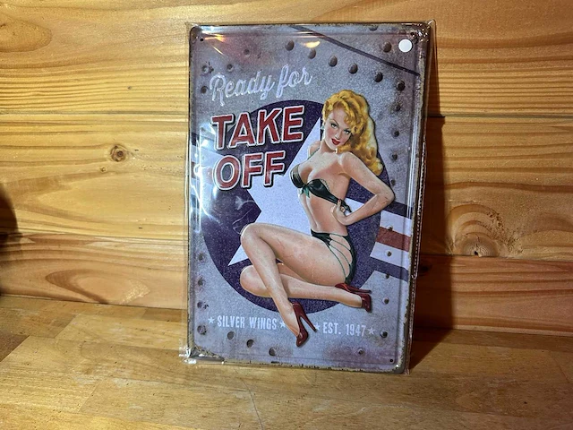 - ready for take off - mancave decoratie - afbeelding 1 van  1