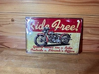 - ride free - mancave decoratie - afbeelding 1 van  1
