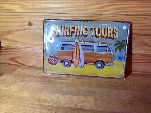 - surfing tours - mancave decoratie - afbeelding 1 van  1
