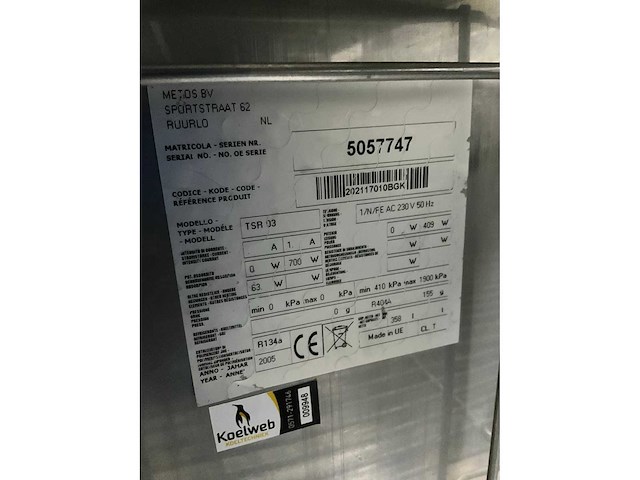 - tsr 03 - koelwerkbank - afbeelding 6 van  6
