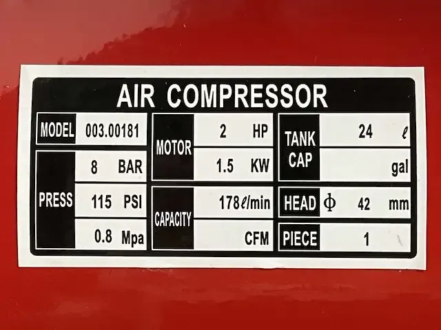 003.00181 luchtcompressor - afbeelding 14 van  14