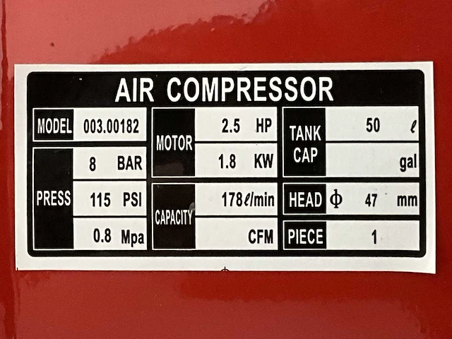 003.00182 luchtcompressor - afbeelding 7 van  15