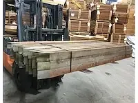 0.448 m3 angelim vermelho palen 80 x 80 mm 35 st./ 200 cm - afbeelding 1 van  3