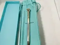 0.925 zilveren balpen - tiffany & co luxe pen - afbeelding 5 van  7