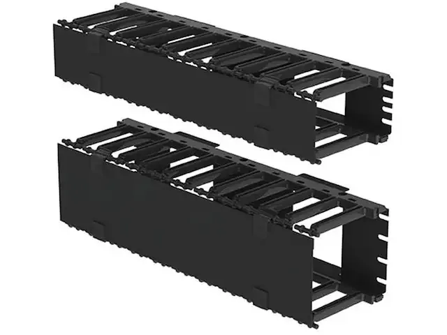 1 2u hi density horizontale 19" kabelbeheerder 1 stuk eaton - afbeelding 1 van  3