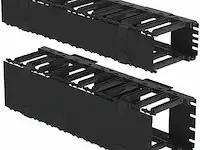 1 2u hi density horizontale 19" kabelbeheerder 1 stuk eaton