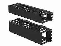 1 2u hi density horizontale 19" kabelbeheerder 1 stuk eaton - afbeelding 3 van  3