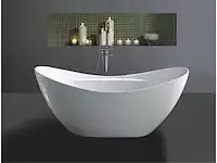 1 à 2 persoons vrijstaand designbad wit - 172x73cm - afbeelding 1 van  5