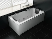 1 à 2 persoons whirlpool massagebad - half vrijstaand 183x90cm - afbeelding 11 van  16