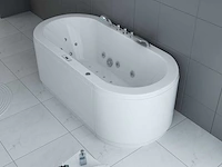 1 à 2-persoons whirlpool massagebad - half vrijstaand 190x90 cm - afbeelding 2 van  10