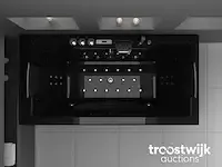 1 à 2 persoons whirlpool massagebad met heater zwart - half vrijstaand 1800x900mm - afbeelding 2 van  2