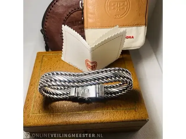 1 armband - buddha to buddha edwin 100% zilver, uitverkocht - afbeelding 1 van  8