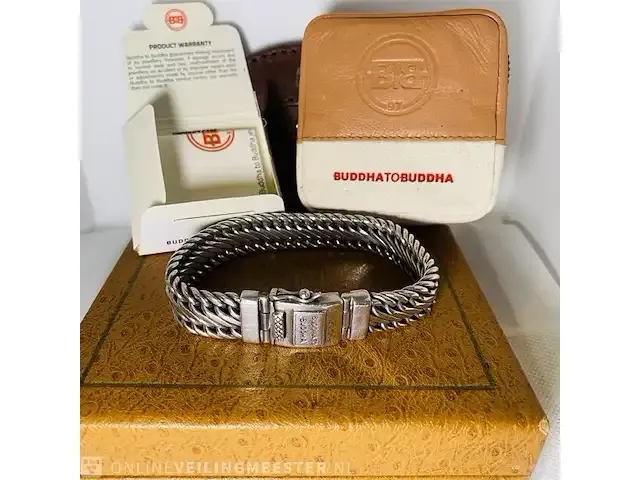1 armband - buddha to buddha edwin 100% zilver, uitverkocht - afbeelding 2 van  8