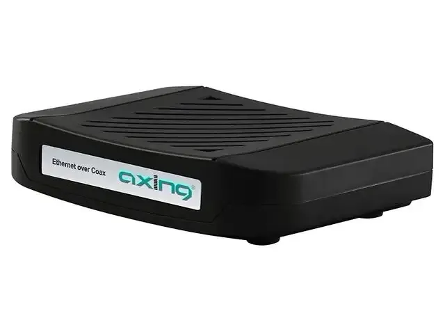 1 axing eoc 20-02 ethernet over coax eindpunt modem 720 mbps profi-systeem voor internet via coaxkabel - afbeelding 1 van  6