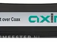 1 axing eoc 20-02 ethernet over coax eindpunt modem 720 mbps profi-systeem voor internet via coaxkabel - afbeelding 2 van  6