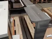 1 badmeubel houtstructuur - afbeelding 2 van  5