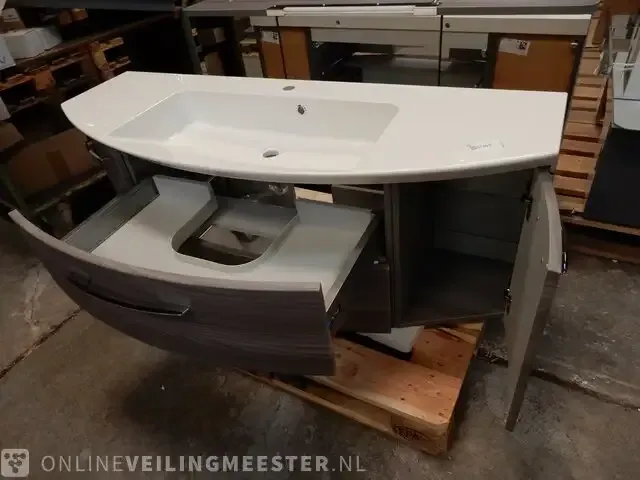 1 badmeubel houtstructuur - afbeelding 5 van  5