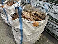 1 big bag met brandhout - afbeelding 1 van  1
