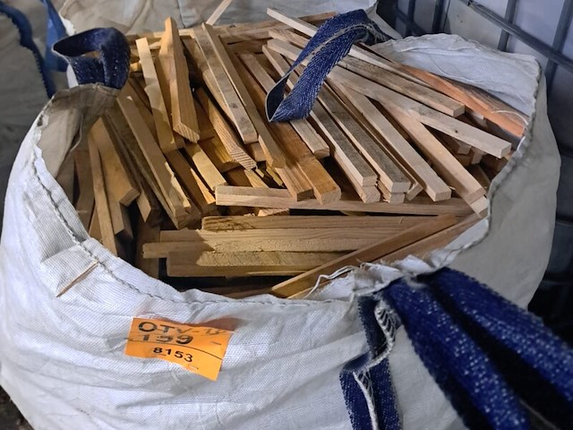 1 big bag met brandhout - afbeelding 1 van  1