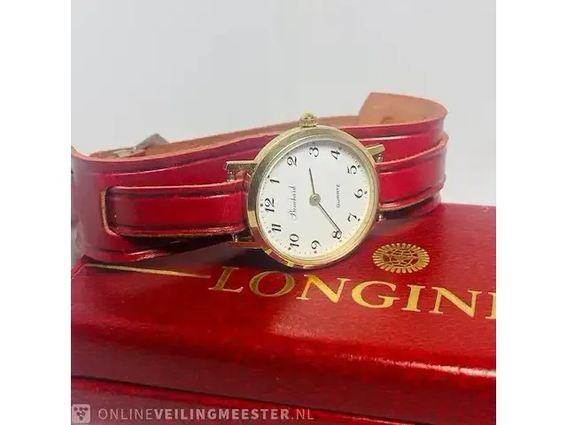 1 bouchard 14kt gouden dames horloge - conditie mint - afbeelding 1 van  5