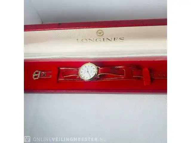 1 bouchard 14kt gouden dames horloge - conditie mint - afbeelding 3 van  5