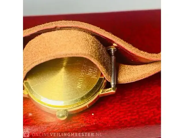 1 bouchard 14kt gouden dames horloge - conditie mint - afbeelding 4 van  5
