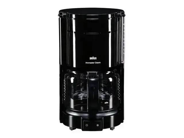 1 braun aromaster kf47/1 koffiezetapparaat zwart - afbeelding 1 van  6