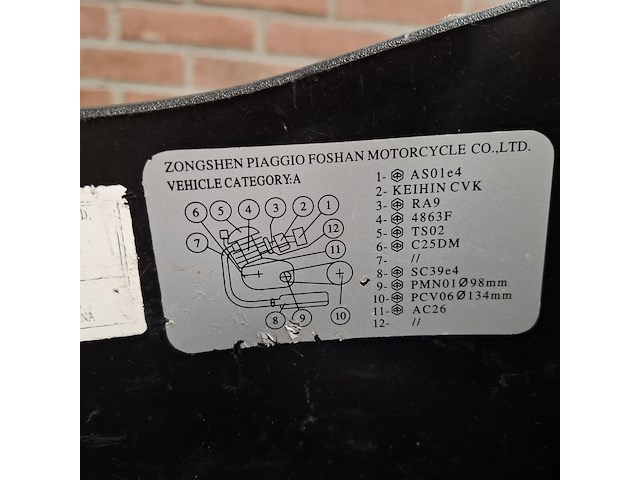 1 bromscooter, piaggio, zip, 2014 - afbeelding 22 van  33