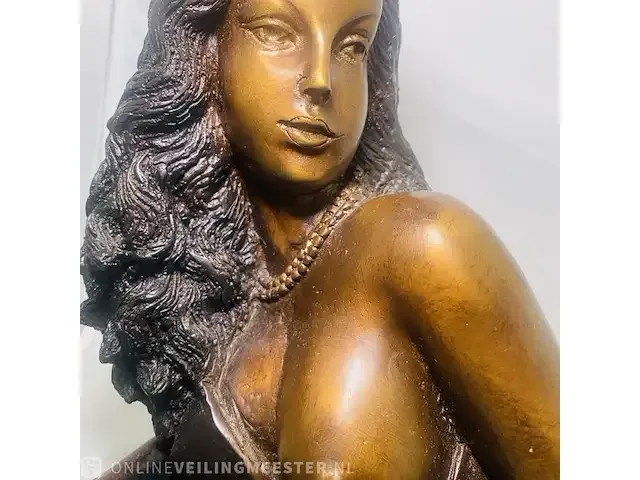 1 bronzen beeld - naakte vrouw expliciet xxxl - 1960-70 - afbeelding 1 van  14