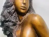 1 bronzen beeld - naakte vrouw expliciet xxxl - 1960-70