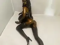 1 bronzen beeld - naakte vrouw expliciet xxxl - 1960-70 - afbeelding 11 van  14
