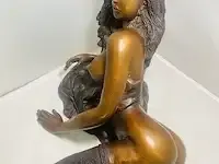 1 bronzen beeld - naakte vrouw expliciet xxxl - 1960-70 - afbeelding 14 van  14