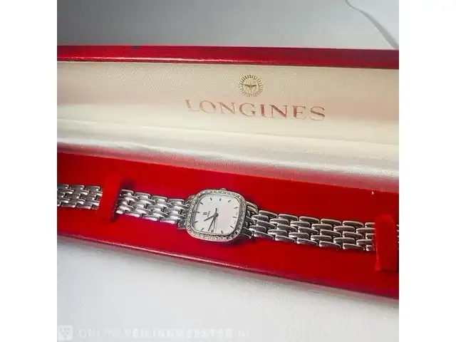 1 bucherer diamanten horloge, parelmoer wijzerplaat - afbeelding 2 van  8