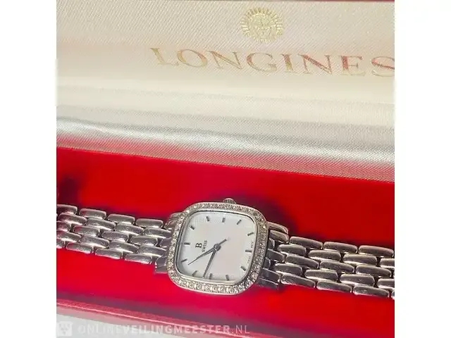 1 bucherer diamanten horloge, parelmoer wijzerplaat - afbeelding 3 van  8