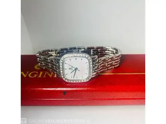 1 bucherer diamanten horloge, parelmoer wijzerplaat - afbeelding 4 van  8