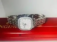 1 bucherer diamanten horloge, parelmoer wijzerplaat - afbeelding 4 van  8