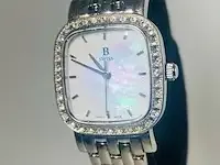 1 bucherer diamanten horloge, parelmoer wijzerplaat - afbeelding 8 van  8
