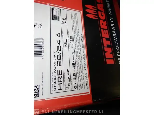 1 combiketel intergas, hre 28/24, wit - afbeelding 3 van  4