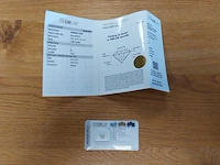 1 diamond (natural) - 1.05 ct - round - i - i2 - afbeelding 1 van  7
