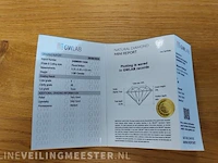 1 diamond (natural) - 1.05 ct - round - i - i2 - afbeelding 4 van  7