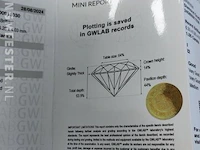 1 diamond (natural) - 1.05 ct - round - i - i2 - afbeelding 6 van  7