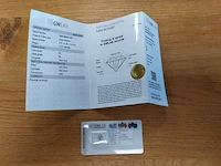 1 diamond (natural) - 1.11 ct - round - g - i2 - afbeelding 1 van  7