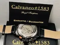 1 duikhorloge - calvaneo 1853 compressor moonphase automatic - afbeelding 2 van  9